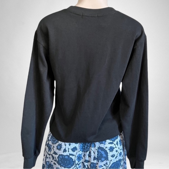 NEW Sub_Urban Riot CHEERS Willow Sweatshirt Black/Rhinestone SZ XS - Picture 4 of 9